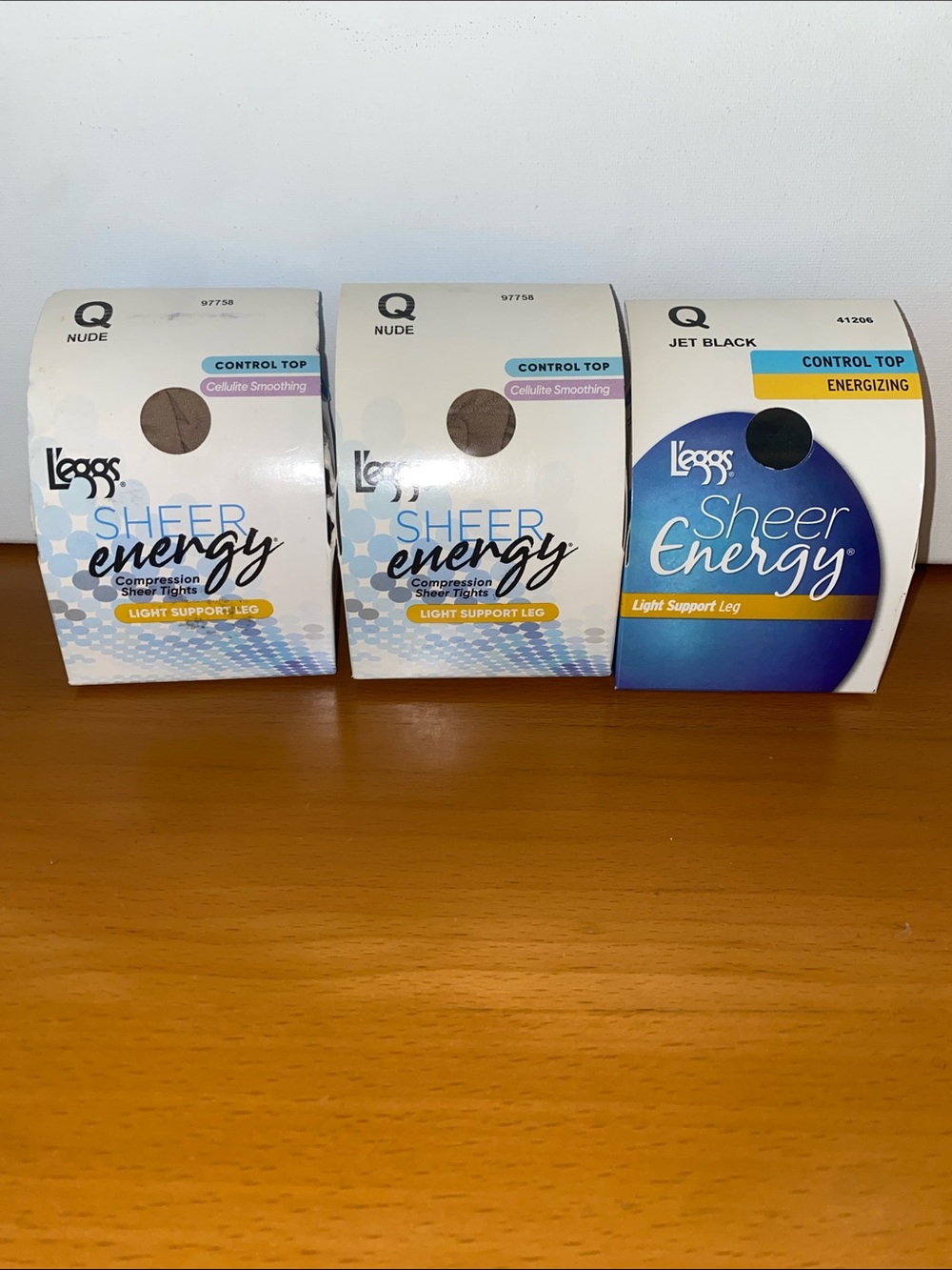 L’eggs Sheer Energy Light Support Panty Hose Size Q Bundle